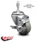 Service Caster 3.5 Inch Gray Polyurethane Wheel Swivel 10mm Threaded Stem Caster with Brake SCC-TS20S3514-PPUB-TLB-M1015 - alternate 4